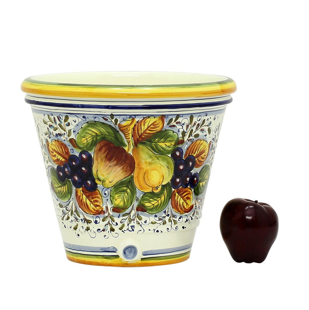 FRUTTA: Round cachepot (Small) - tops-selection.shop