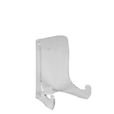 ACRYLIC STAND: Wall Plate or Bowl Stand 7.5&quot; H. (Small For 8 to 12 In Diam.) - tops-selection.shop