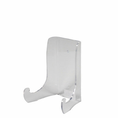 ACRYLIC STAND: Wall Plate or Bowl Stand 7.5" H. (Small For 8 to 12 In Diam.) - tops-selection.shop