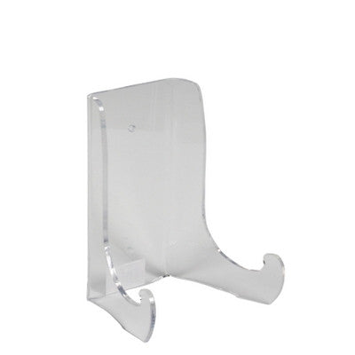 ACRYLIC STAND: Wall Plate or Bowl Stand 9&quot;  High (Medium For 12 to 16 In Diam.) - tops-selection.shop