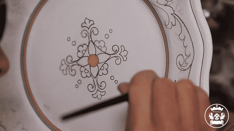 RAFFAELLESCO CLASSICO: Charger Platter with fluted rims (13 D.) - tops-selection.shop