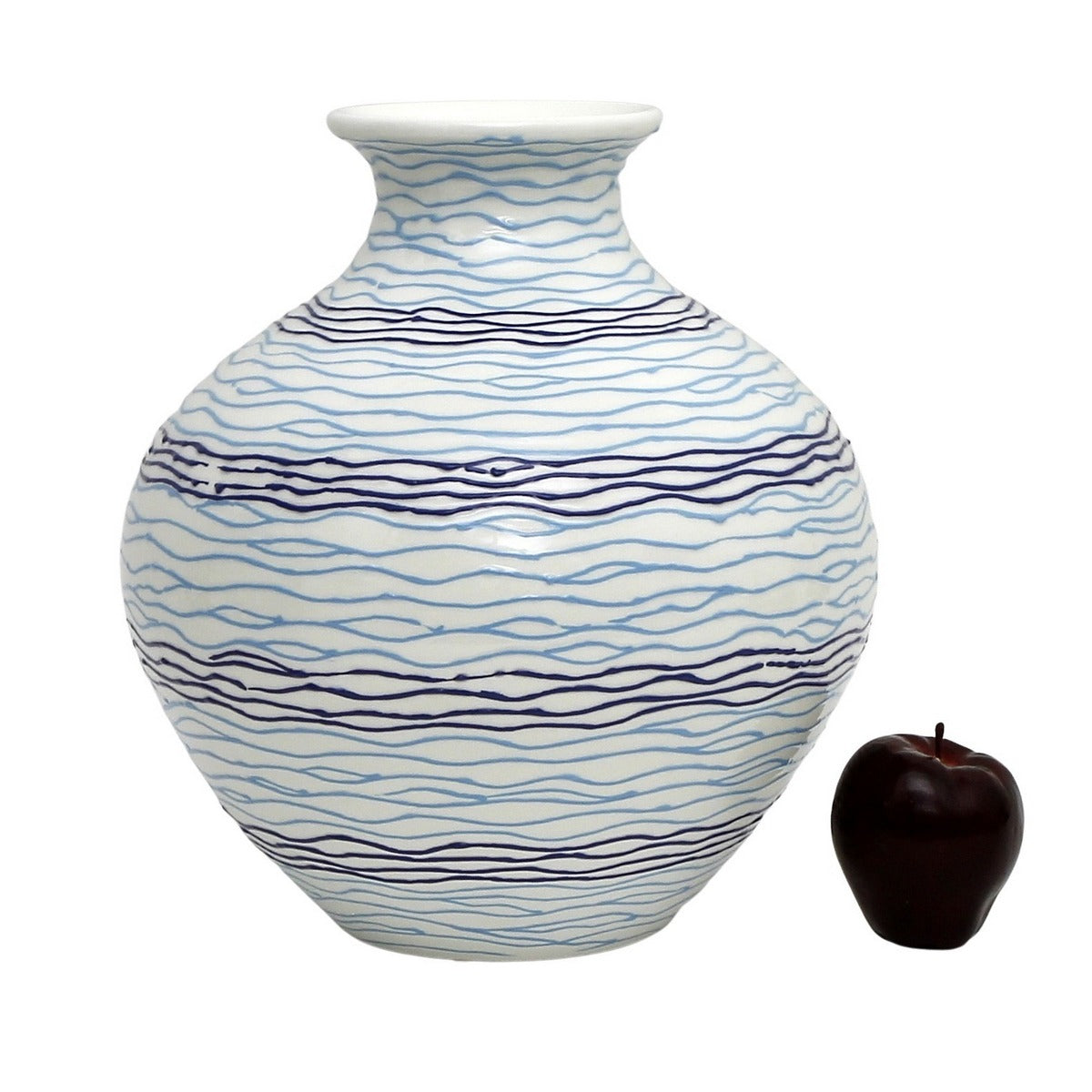 MARE BLU: Large Shaped Traditional Vase - tops-selection.shop
