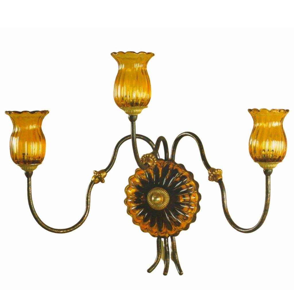 ALBA LAMP: Wall Light Sconce G9 Bulb Oxidized Copper Oro - tops-selection.shop