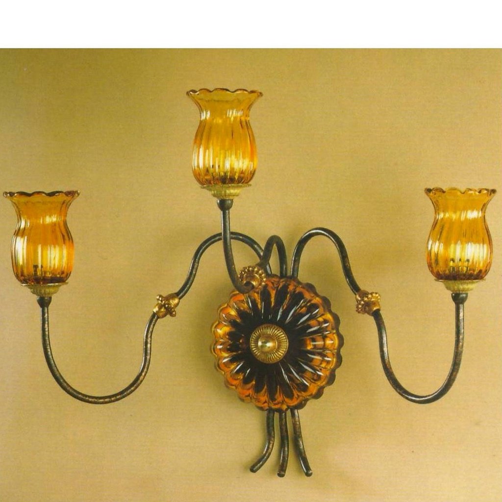 ALBA LAMP: Wall Light Sconce G9 Bulb Oxidized Copper Oro - tops-selection.shop