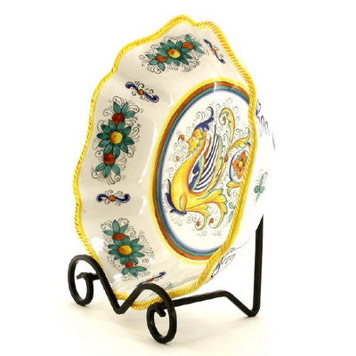 METAL STAND: Square Iron Stand BLACK for Large Pasta Salad Serving Bowls - tops-selection.shop