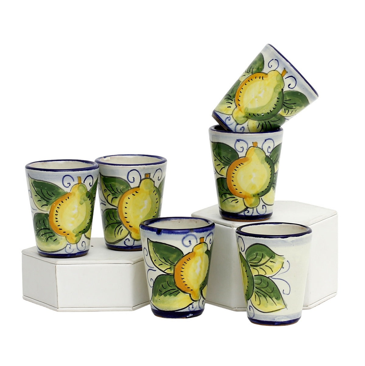LIMONCELLO: Limoncello Shot Cups (Set of six.) - tops-selection.shop