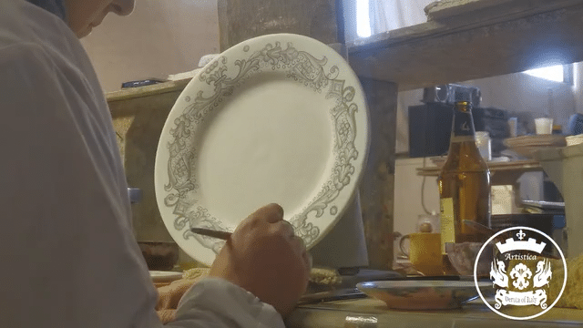 DERUTA COLORI: Dinner Plate - AQUA/TEAL - tops-selection.shop