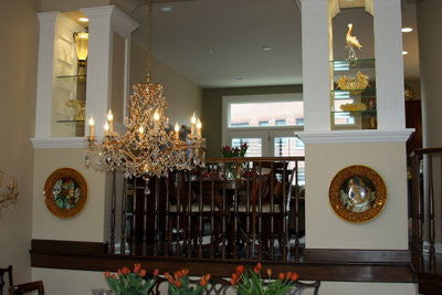 PRIMA CLASSE: Large Wall Plate w Renaissance figure Dulce Est Amar (Woman) (20D) - tops-selection.shop