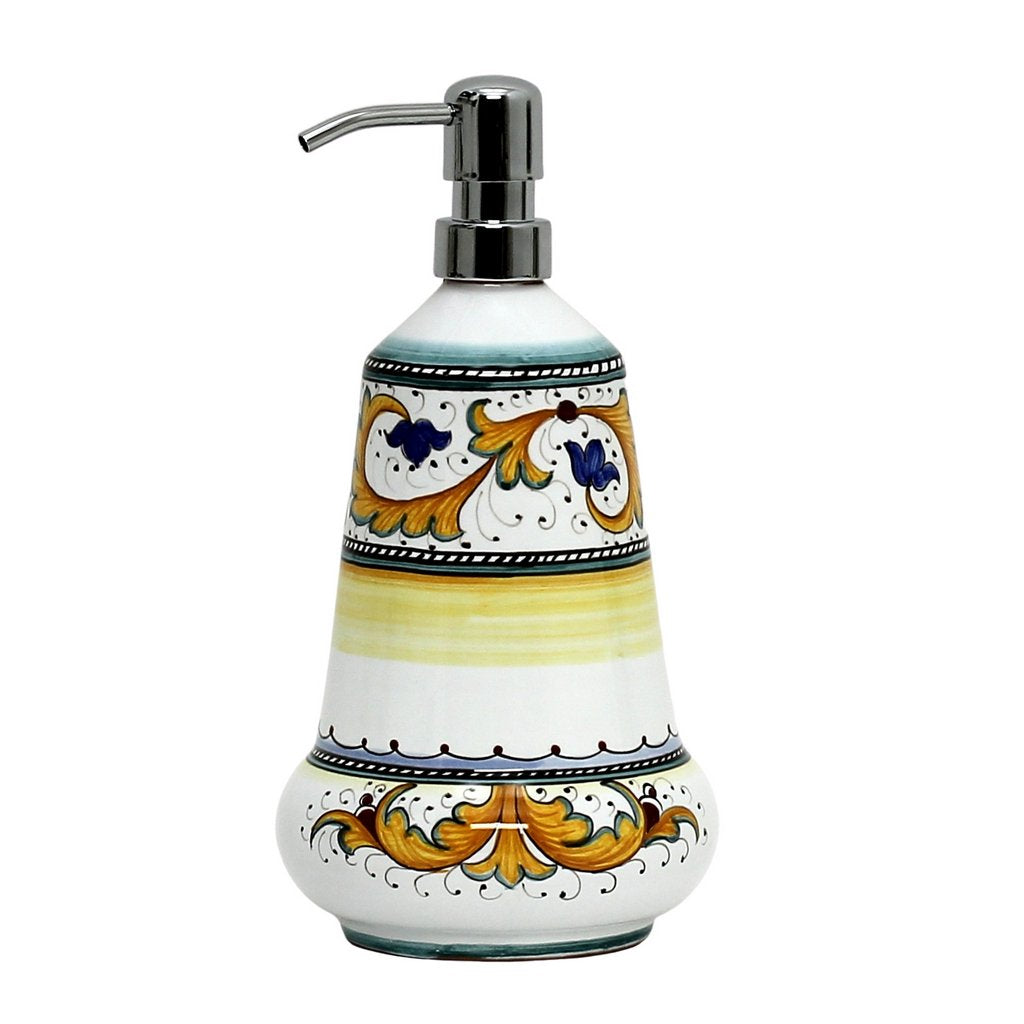 PERUGINO: Liquid Soap/Lotion Dispenser with Chrome Pump (Large 26 OZ) - tops-selection.shop
