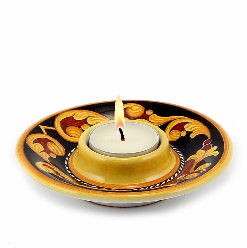 DERUTA VARIO: Deruta Tea Light Saucer - tops-selection.shop