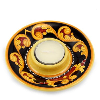 DERUTA VARIO: Deruta Tea Light Saucer - tops-selection.shop