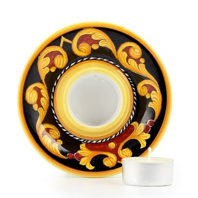 DERUTA VARIO: Deruta Tea Light Saucer - tops-selection.shop