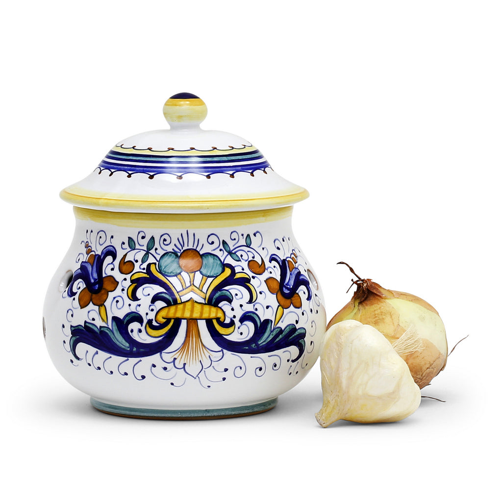 RICCO DERUTA: NEW Garlic/Onion Jar Keeper Short Belly - tops-selection.shop