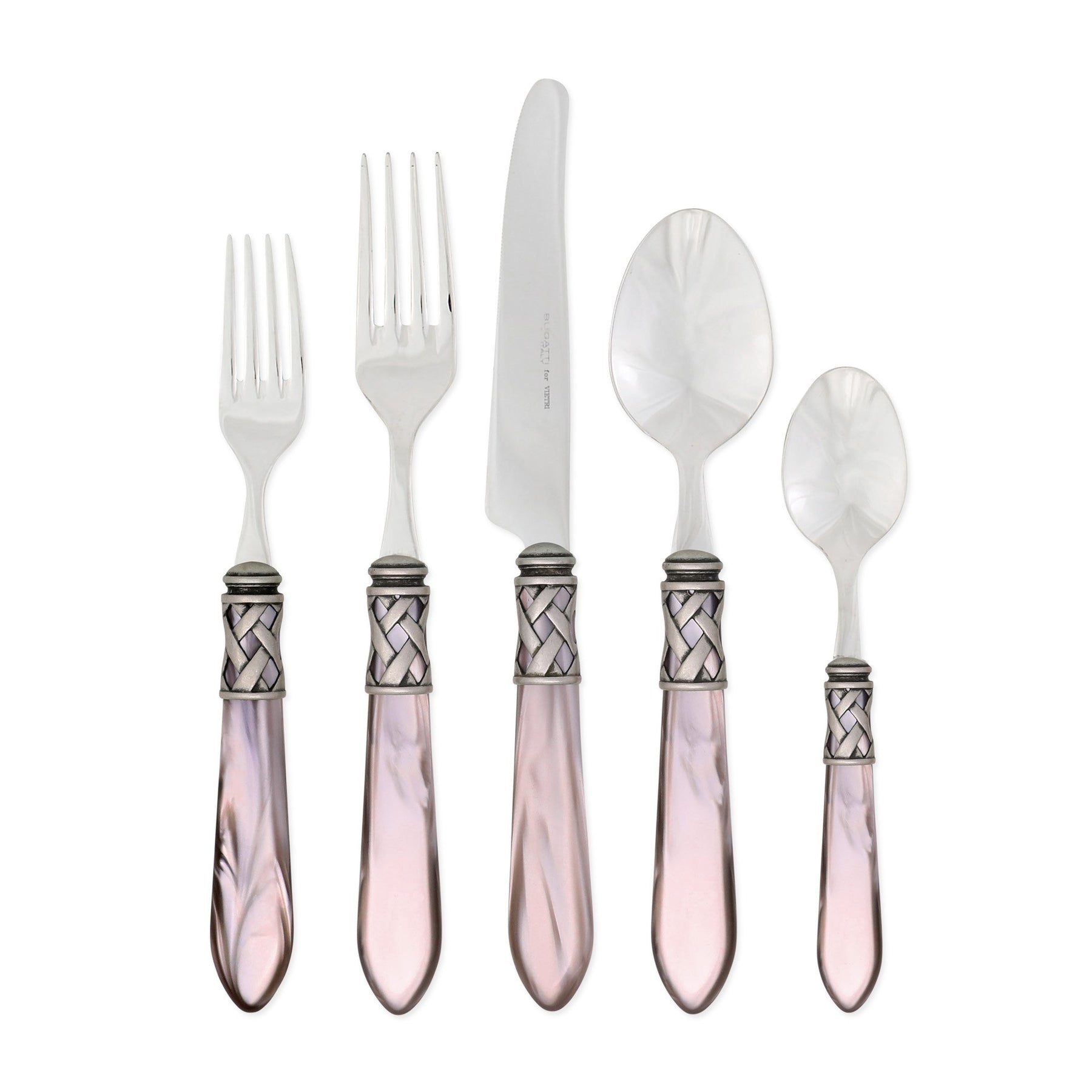 VIETRI: Aladdin Five Piece Place Setting LILAC - tops-selection.shop
