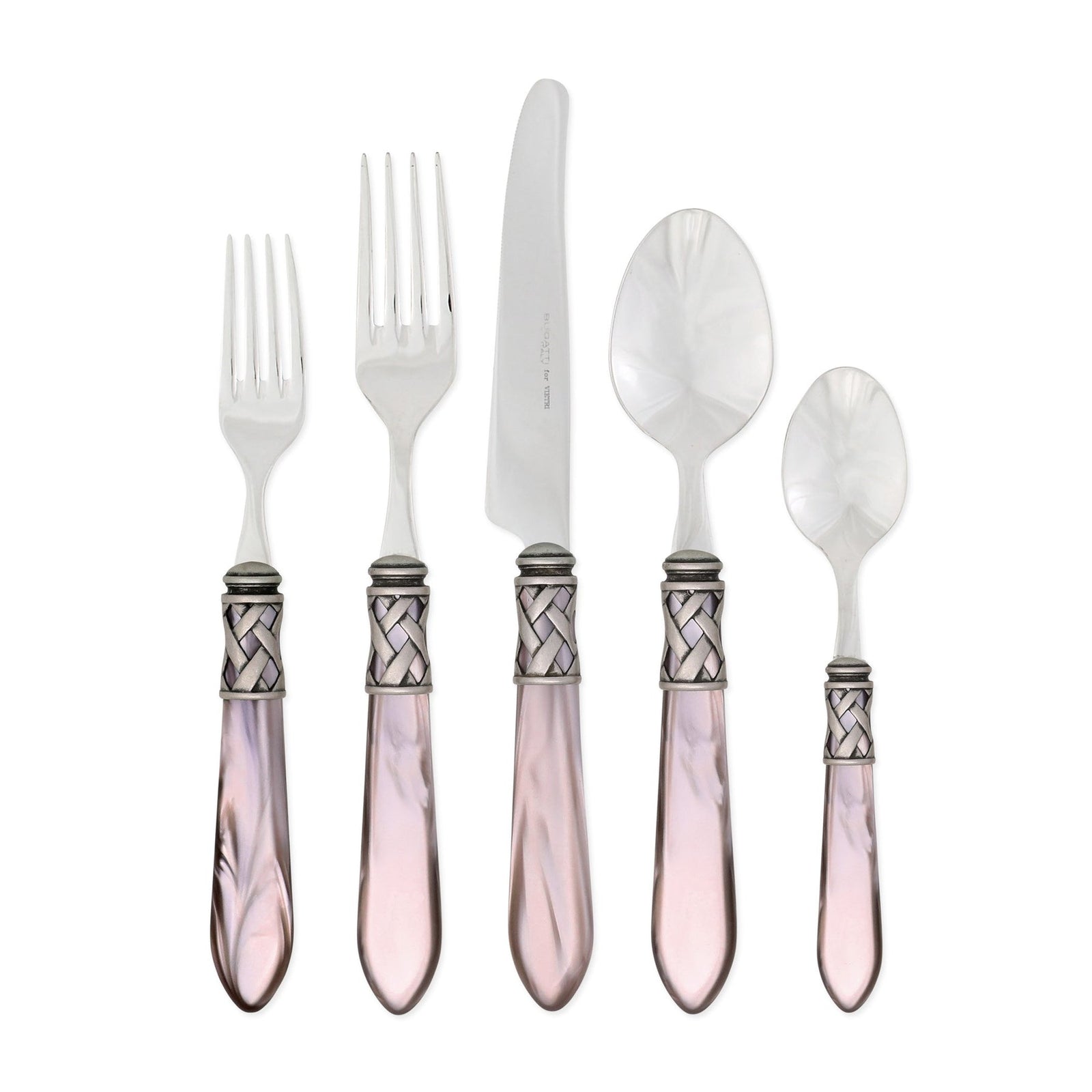 VIETRI: Aladdin Five Piece Place Setting LILAC - tops-selection.shop