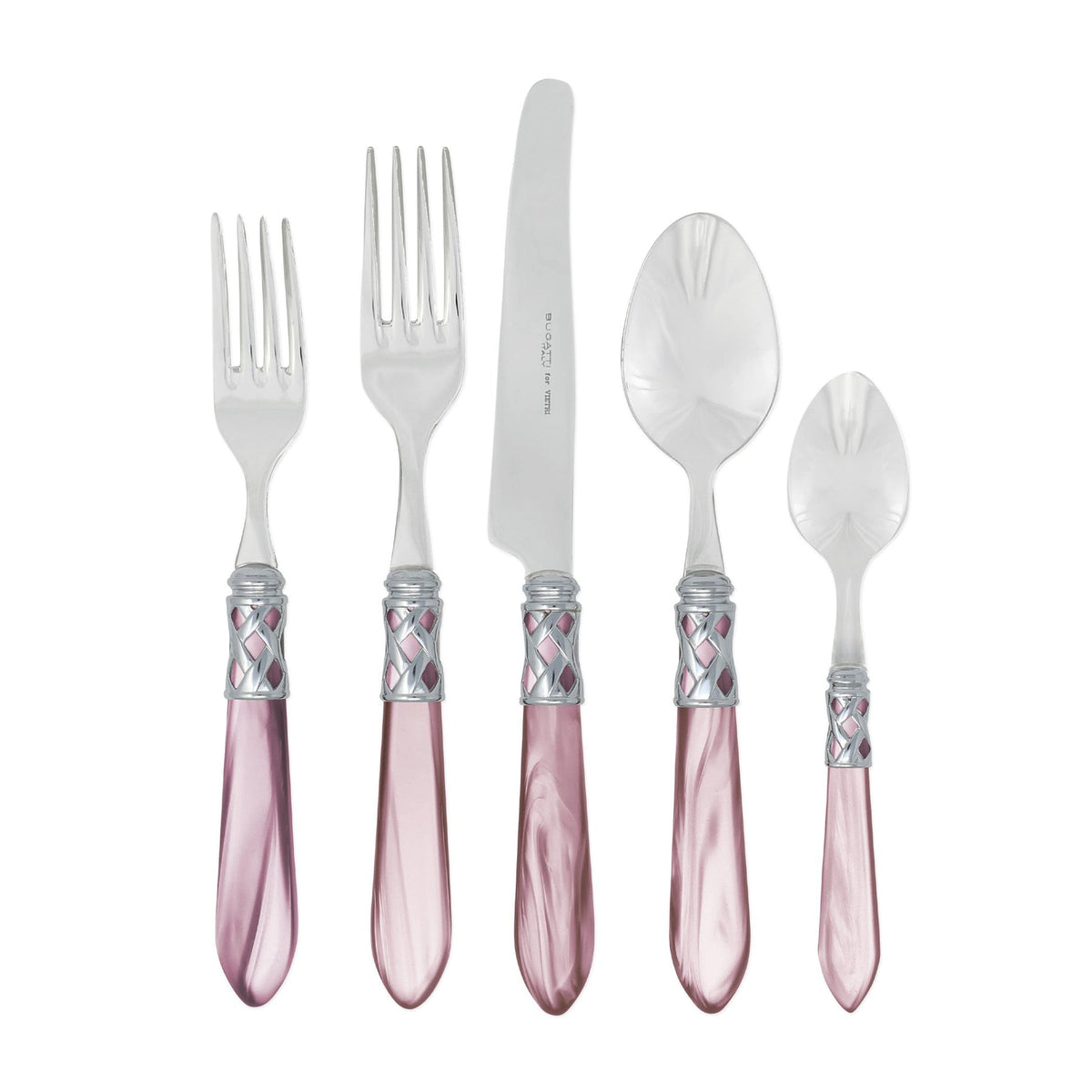 VIETRI: Aladdin Five Piece Place Setting LILAC - tops-selection.shop