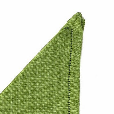 BUSATTI: Napkin Zodiaco Luncheon Size (60% Linen and 40% Cotton) GREEN - tops-selection.shop