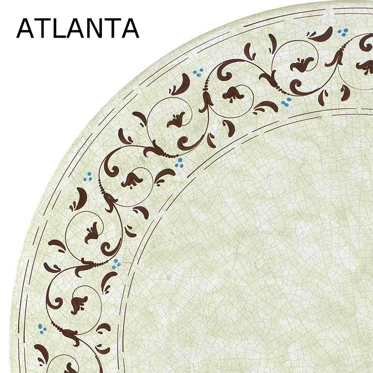 LAZY SUSAN: Ceramic-Stone Rotating Lazy Susan 30" Diam. - tops-selection.shop