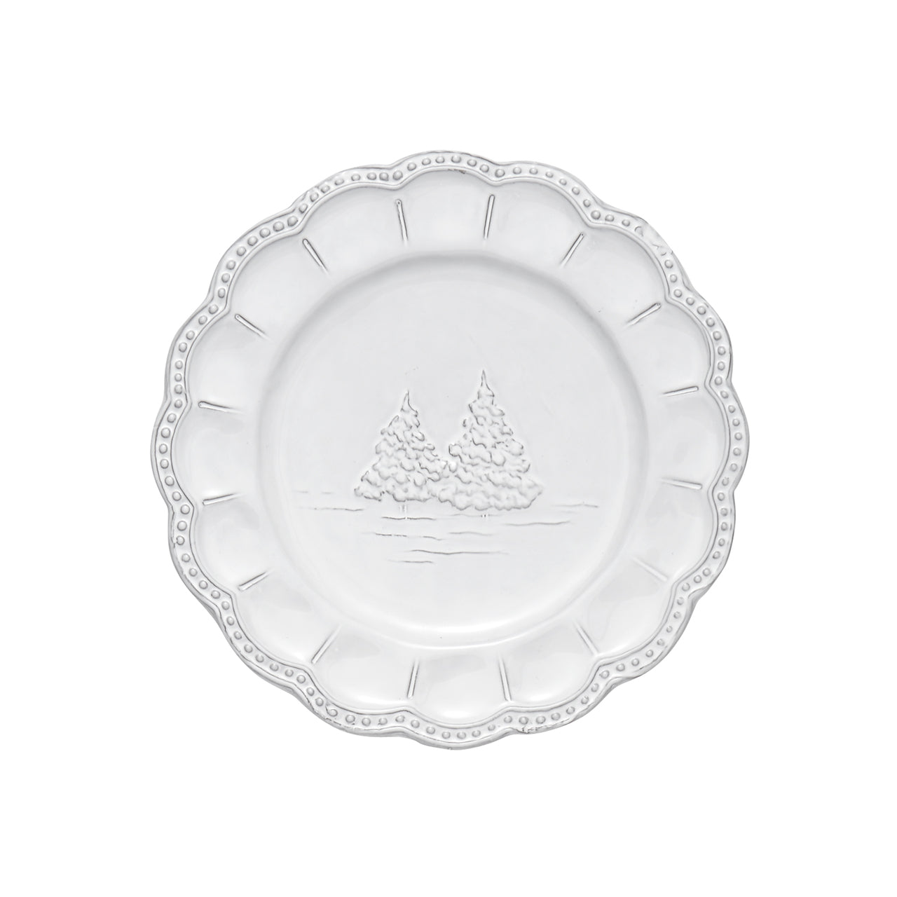 ARTE ITALICA: Bella Natale Salad Plate - tops-selection.shop