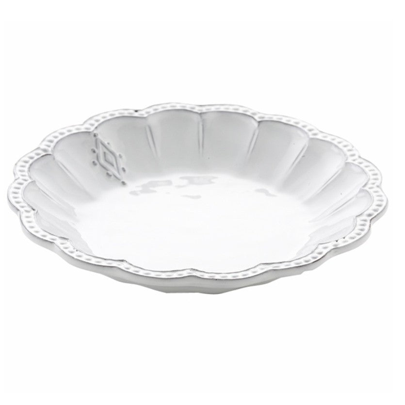 ARTE ITALICA: Bella Bianca Medallion Pasta/Soup Bowl - tops-selection.shop