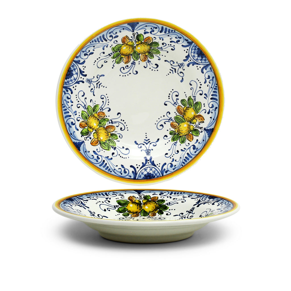 LIMONCINI: Pasta/Soup Rim Plate - tops-selection.shop