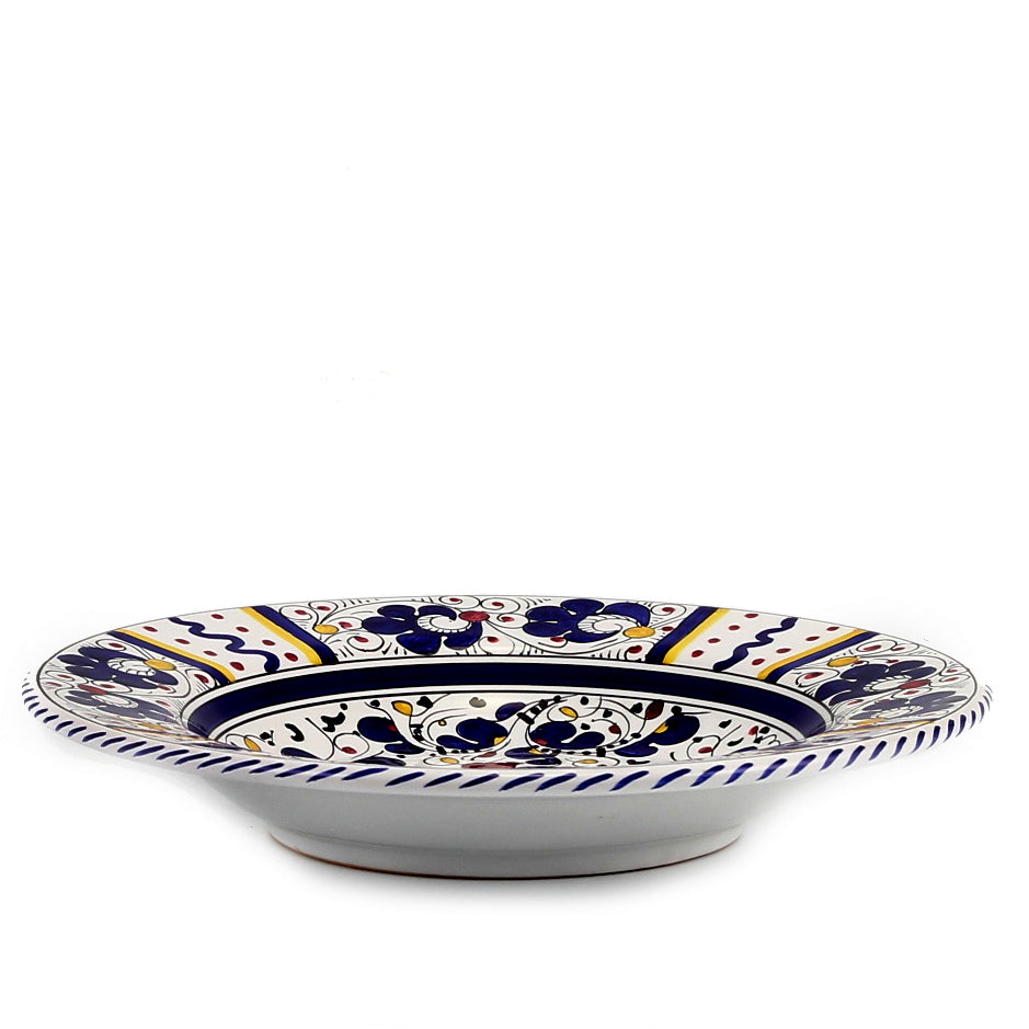 ORVIETO BLUE ROOSTER: Rim Pasta Soup Bowl - tops-selection.shop