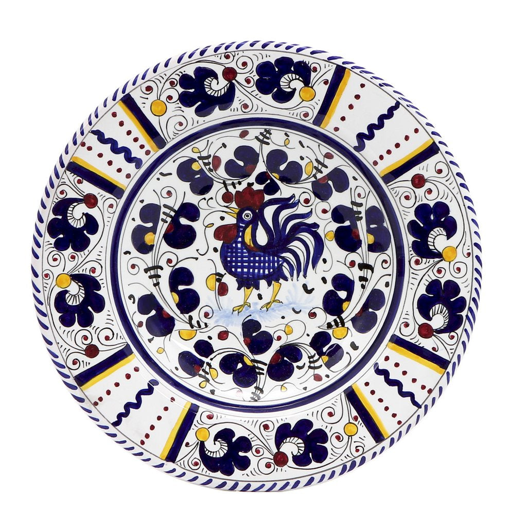 ORVIETO BLUE ROOSTER: Salad Plate - tops-selection.shop