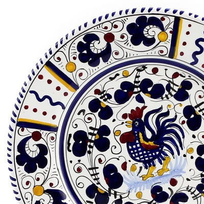 ORVIETO BLUE ROOSTER: Salad Plate - tops-selection.shop