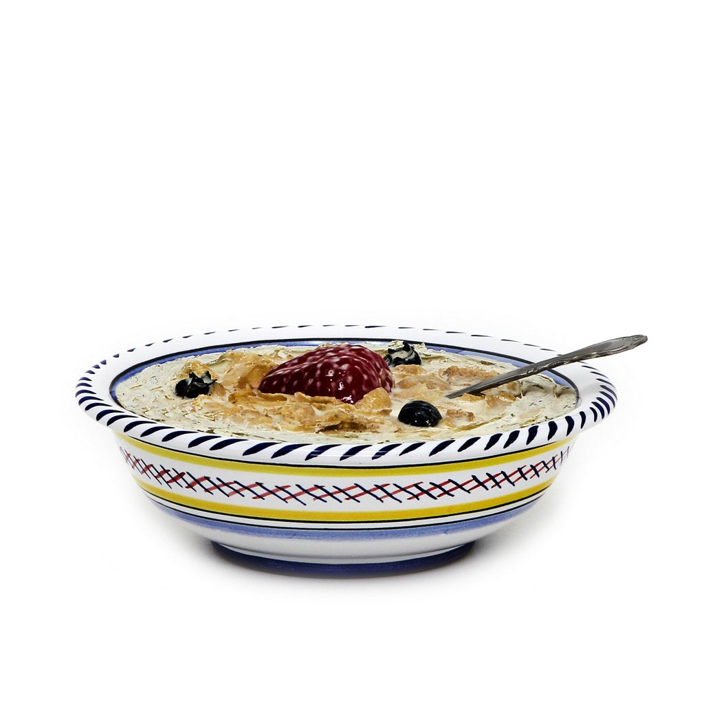 ORVIETO BLUE ROOSTER: Cereal Bowl - tops-selection.shop