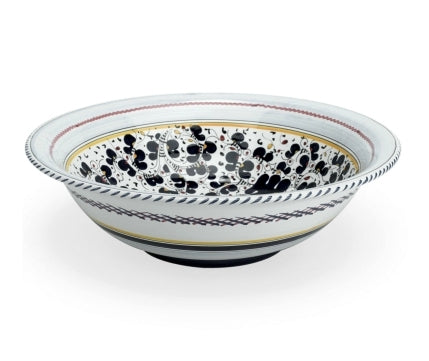 ORVIETO BLUE ROOSTER: Large Pasta/Salad Serving Bowl - tops-selection.shop