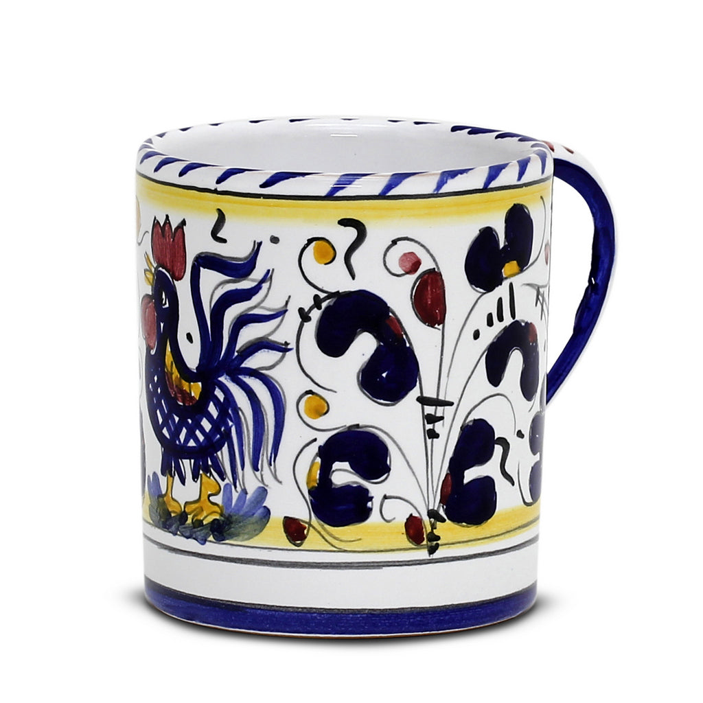 ORVIETO BLUE ROOSTER: Mug (10 Oz) - tops-selection.shop