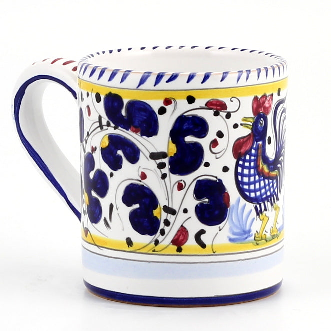 ORVIETO BLUE ROOSTER: Mug (10 Oz) - tops-selection.shop