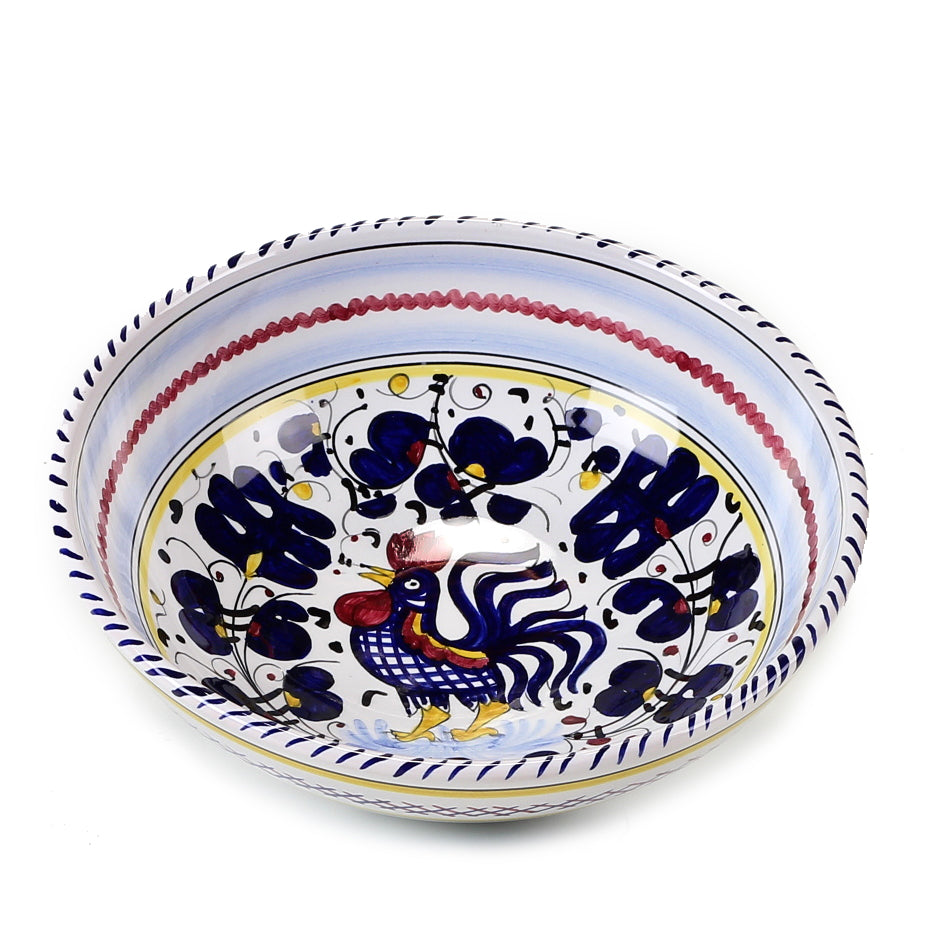 ORVIETO BLUE ROOSTER: Soup Pasta Coupe Bowl - tops-selection.shop