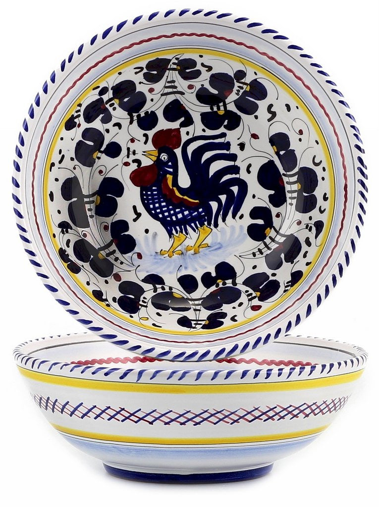 ORVIETO BLUE ROOSTER: Soup Pasta Coupe Bowl - tops-selection.shop