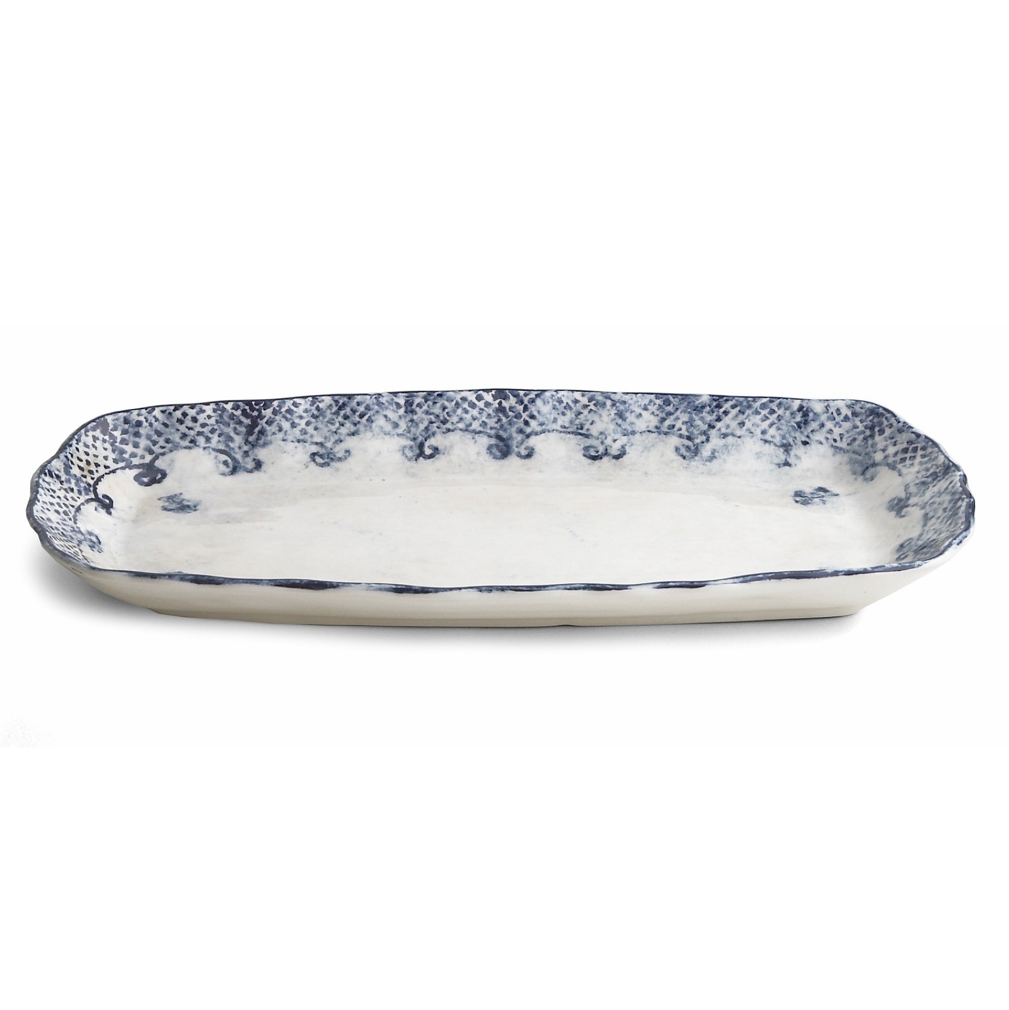 ARTE ITALICA: Burano Rectangular Tray - tops-selection.shop