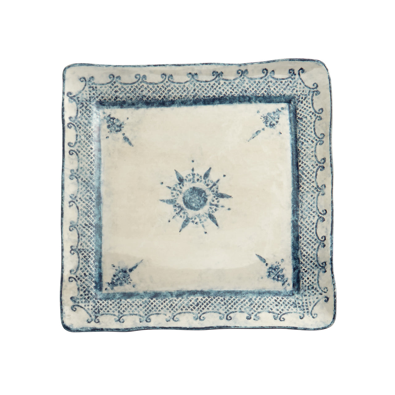 ARTE ITALICA: Burano Square Platter - tops-selection.shop