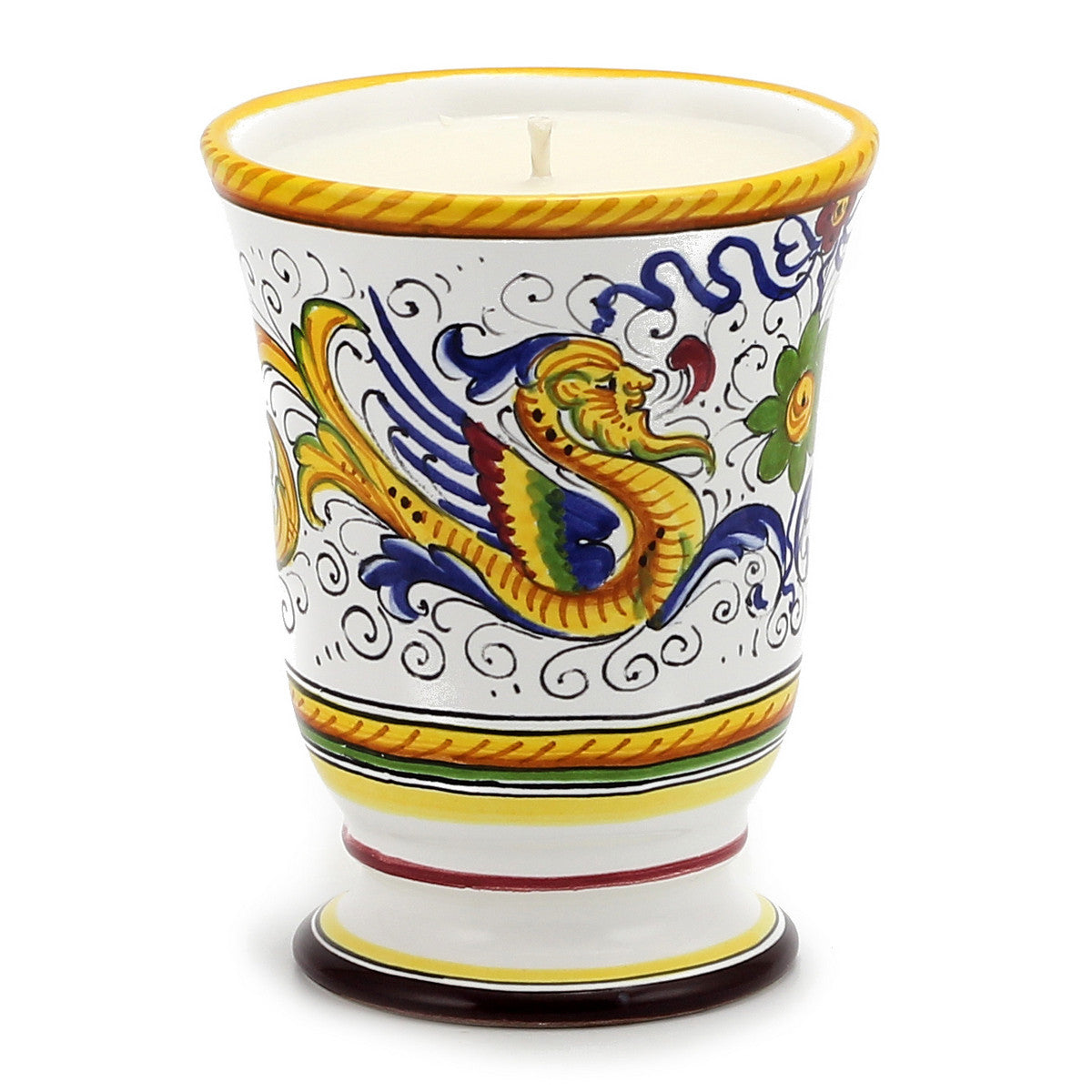 DERUTA CANDLES: Bell Cup Candle ~ Deruta Raffaellesco  Design - tops-selection.shop