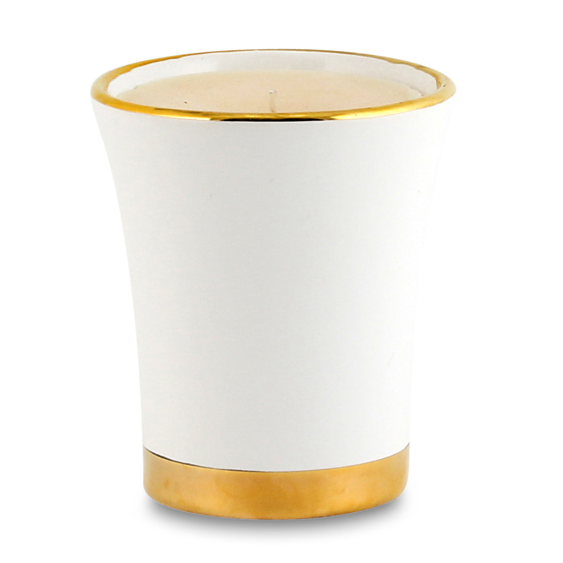DERUTA ORO: Deluxe Precious Flared Candle with Pure Gold Rim - tops-selection.shop