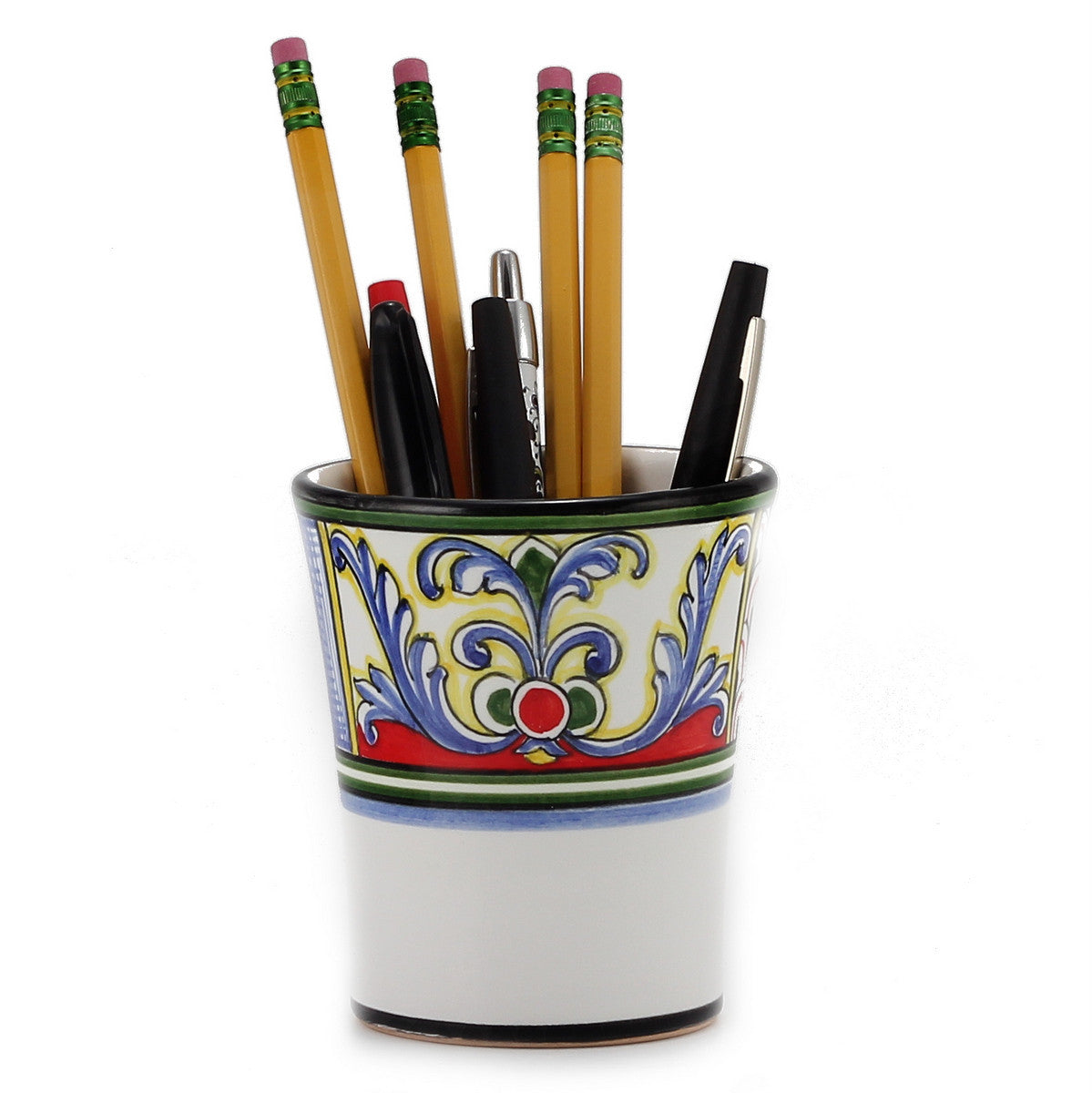 DERUTA CANDLES: Contempo Cup Candle ~ Deruta Yasmine Design - tops-selection.shop