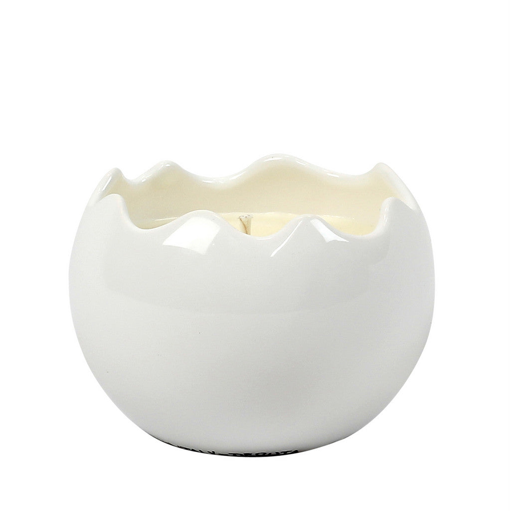 PURITY SPA CANDLE: Sphera Candle fluted rim pure White - tops-selection.shop