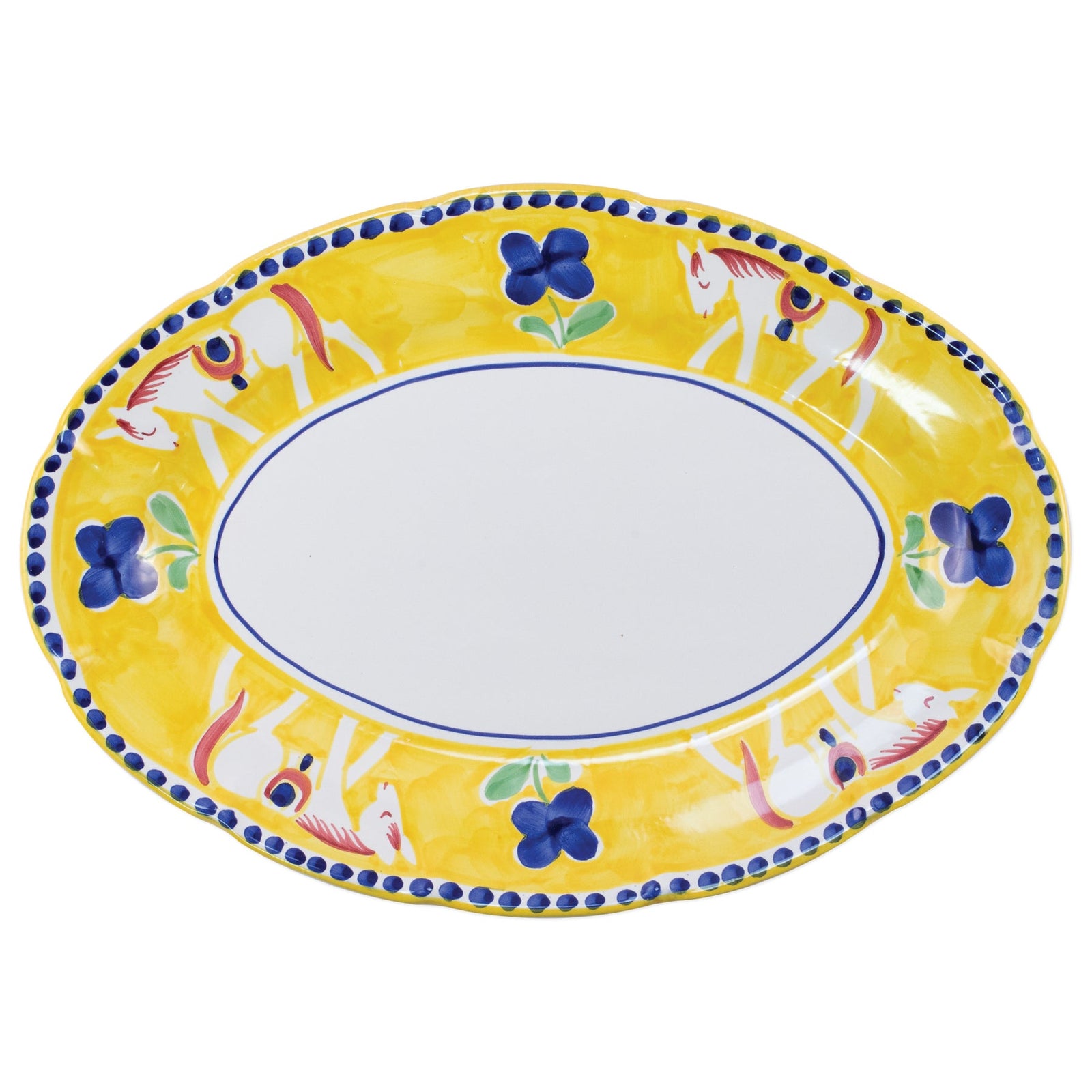 VIETRI: CAMPAGNA Cavallo Oval Platter - tops-selection.shop