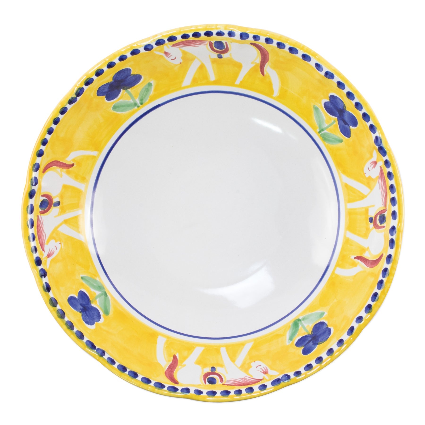 VIETRI: CAMPAGNA Cavallo Large Serving Bowl - tops-selection.shop