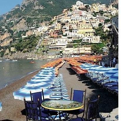 CERAMIC STONE TABLE + IRON BASE: CAPRI Design - Hand Painted in Deruta, Italy. - tops-selection.shop