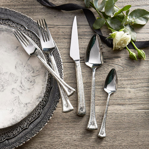 ARTE ITALICA: ELENA Flatware Five Piece Place Setting - tops-selection.shop