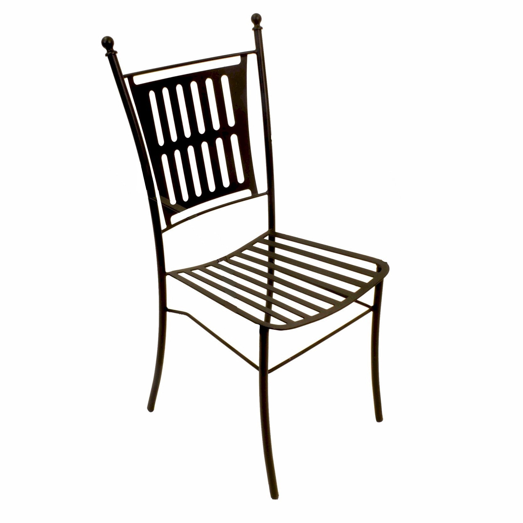WROUGHT IRON CHAIR: Eva Design in Deruta, Italy. - tops-selection.shop