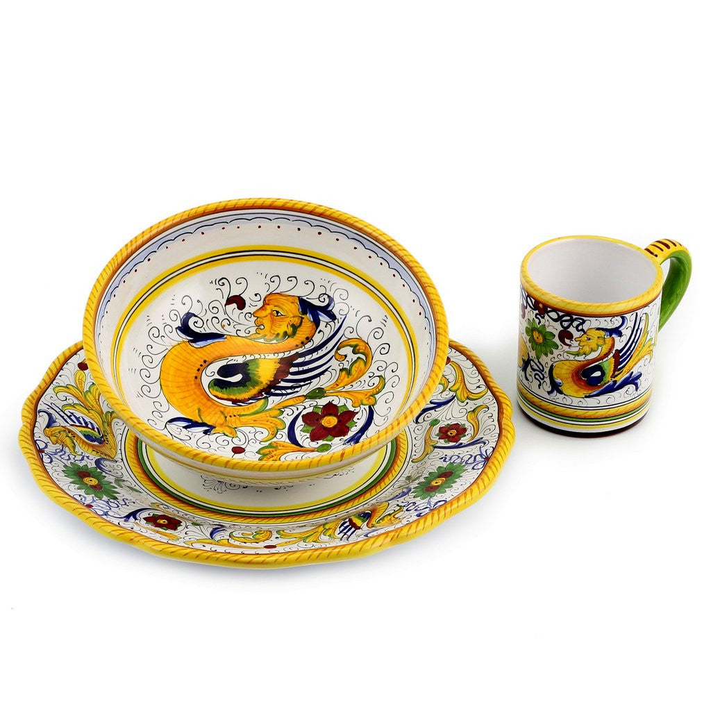 RAFFAELLESCO DELUXE: Pre Pack Dinner + Coupe Bowl + Mug - tops-selection.shop