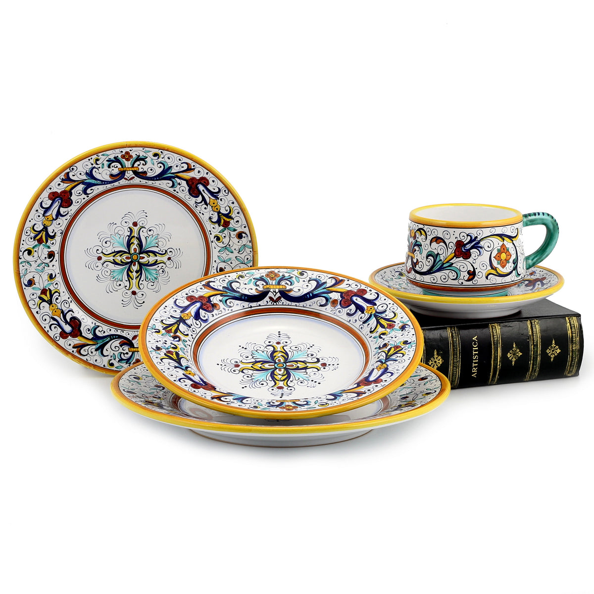 RICCO DERUTA DELUXE: 5 Pieces Place Setting - tops-selection.shop