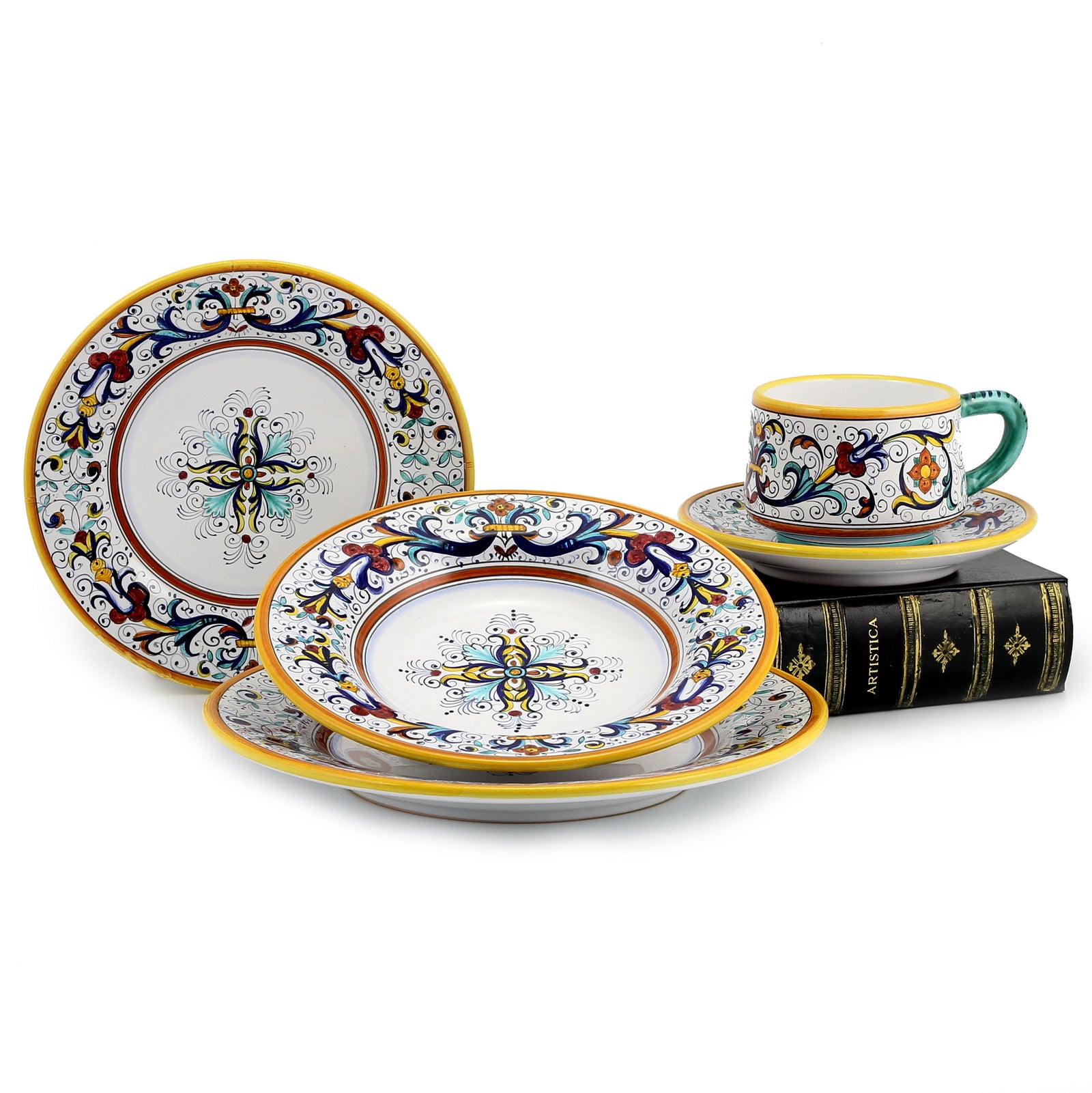 RICCO DERUTA DELUXE: 5 Pieces Place Setting - tops-selection.shop