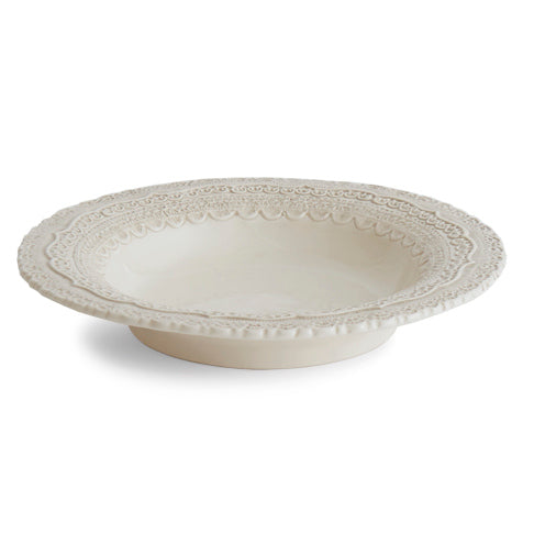 ARTE ITALICA: Finezza Cream Pasta/Soup Bowl - tops-selection.shop