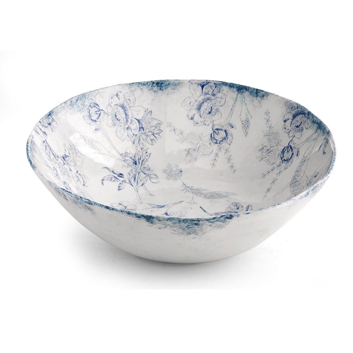 ARTE ITALICA:  Giulietta Blue - Serving Bowl - tops-selection.shop